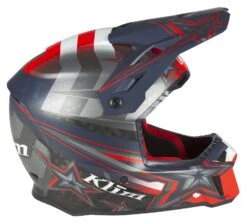 Klim F3 Carbon Patriot Helmet -Klim klim f3 carbon patriot helmet red white blue 2