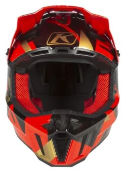 Klim F3 Carbon Raid Helmet -Klim klim f3 carbon raid helmet red gold 1