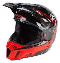 Klim F3 Recoil Helmet -Klim klim f3 recoil helmet red black