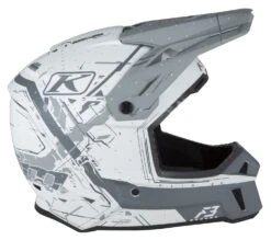 Klim F3 Recoil Helmet -Klim klim f3 recoil helmet white grey 2