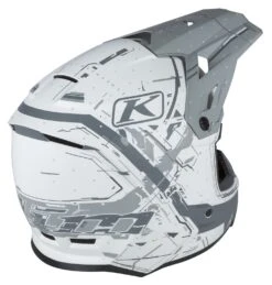 Klim F3 Recoil Helmet -Klim klim f3 recoil helmet white grey 3