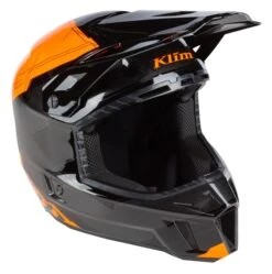 Klim F3 Verge Helmet -Klim klim f3 verge helmet orange black 2