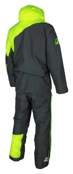 Klim Railslide One-Piece Suit -Klim klim railslide one piece suit grey hi viz yellow 1