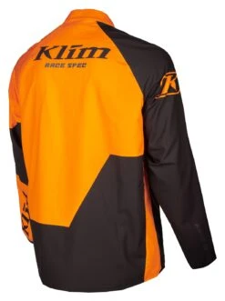Klim Revolt Pullover Jacket -Klim klim revolt pullover jacket black orange 3