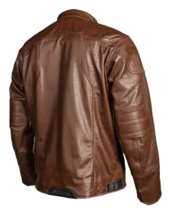 Klim Sixxer Leather Jacket -Klim klim sixxer leather jacket brown 2