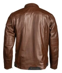 Klim Sixxer Leather Jacket -Klim klim sixxer leather jacket brown 3