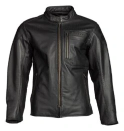 Klim Sixxer Leather Jacket -Klim klim sixxer leather jacket gunmetal grey 1